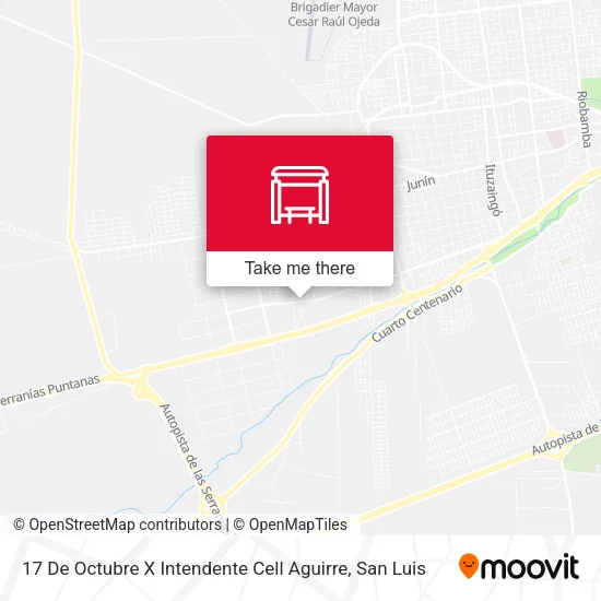 Mapa de 17 De Octubre X Intendente Cell Aguirre