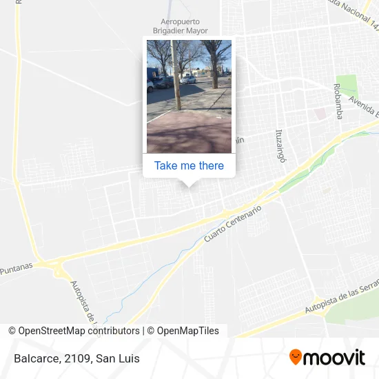 Balcarce, 2109 map