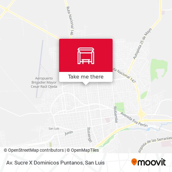 Mapa de Av. Sucre X Dominicos Puntanos