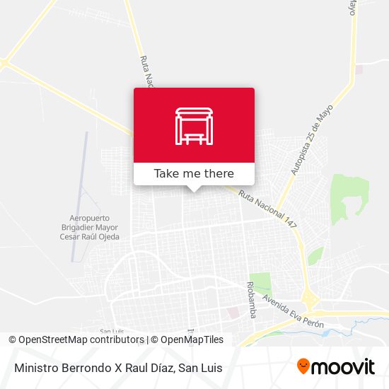 Mapa de Ministro Berrondo X Raul Díaz