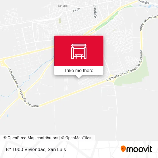 Mapa de Bº 1000 Viviendas