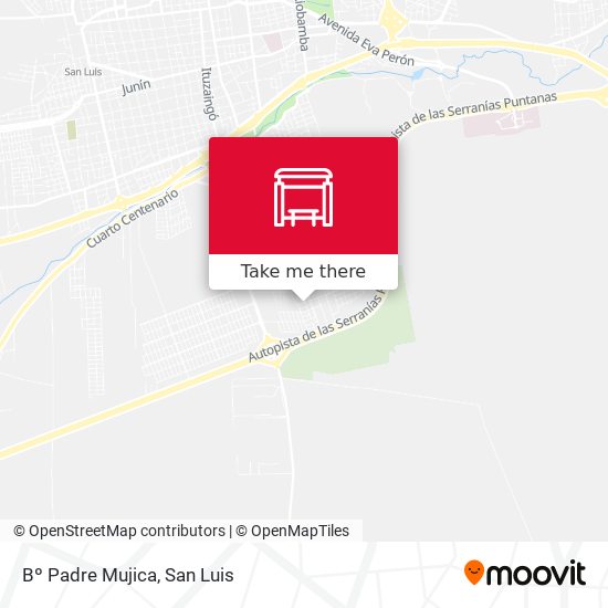 Mapa de Bº Padre Mujica