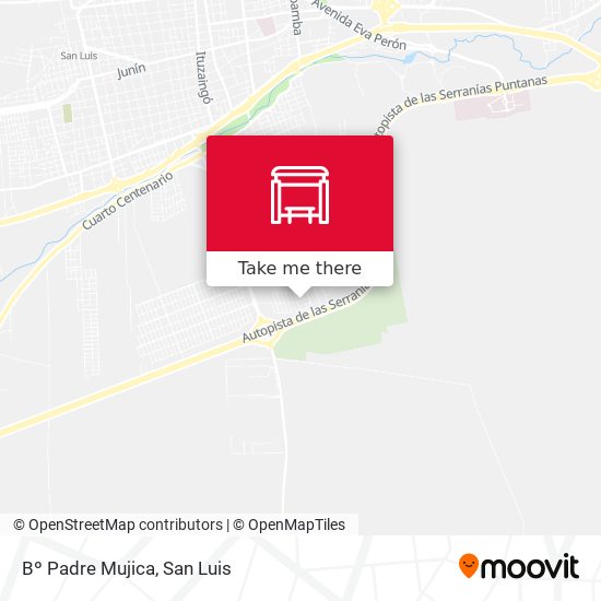 Mapa de Bº Padre Mujica