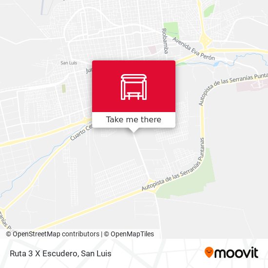 Mapa de Ruta 3 X Escudero