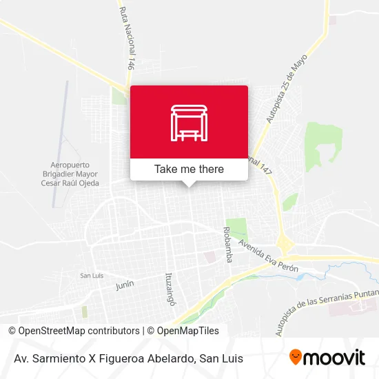 Mapa de Av. Sarmiento X Figueroa Abelardo