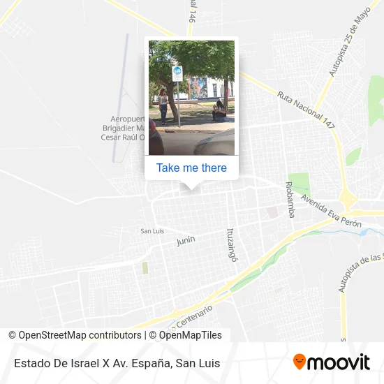 Mapa de Estado De Israel X Av. España