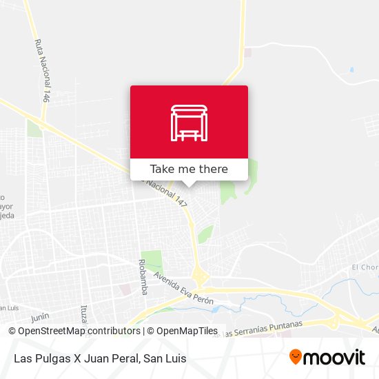 Las Pulgas X Juan Peral map