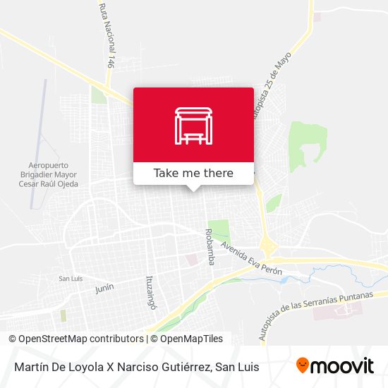 Martín De Loyola X Narciso Gutiérrez map