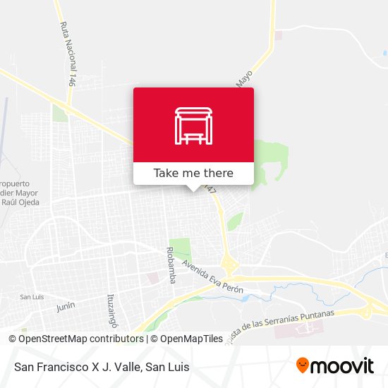 Mapa de San Francisco X J. Valle