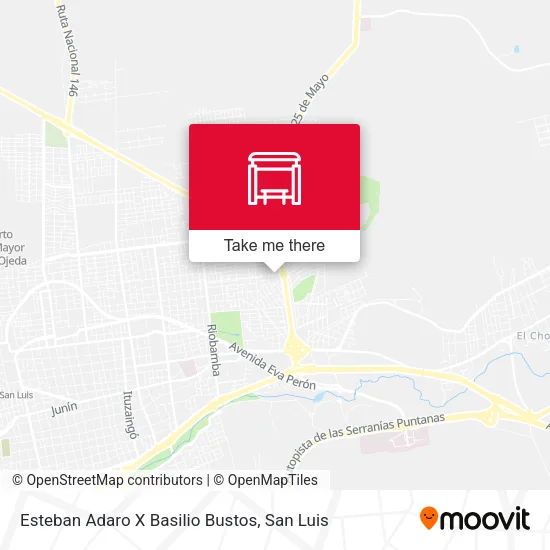 Mapa de Esteban Adaro X Basilio Bustos