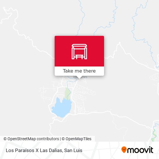 Mapa de Los Paraísos X Las Dalias