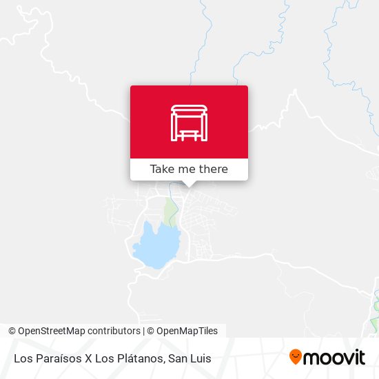 Los Paraísos X Los Plátanos map