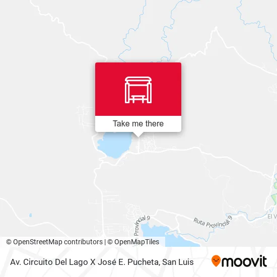Mapa de Av. Circuito Del Lago X José E. Pucheta