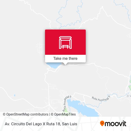 Av. Circuito Del Lago X Ruta 18 map