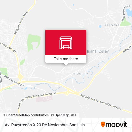Av. Pueyrredón X 20 De Noviembre map