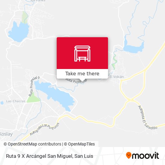 Ruta 9 X Arcángel San Miguel map