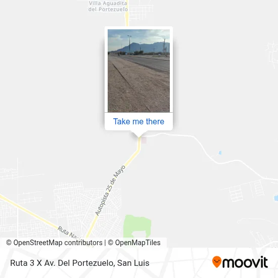 Ruta 3 X Av. Del Portezuelo map