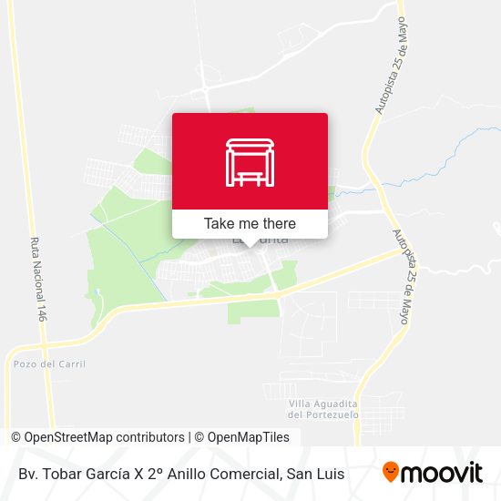 Bv. Tobar García X 2º Anillo Comercial map