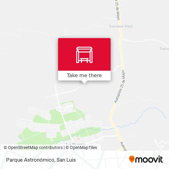 Parque Astronómico map