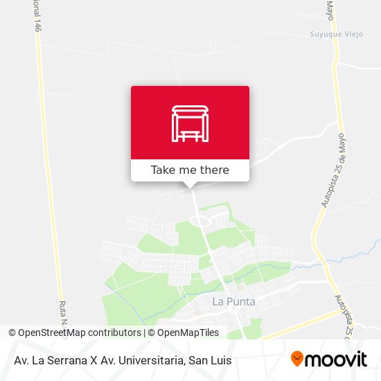 Av. La Serrana X Av. Universitaria map