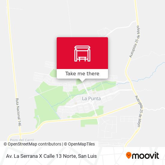 Mapa de Av. La Serrana X Calle 13 Norte