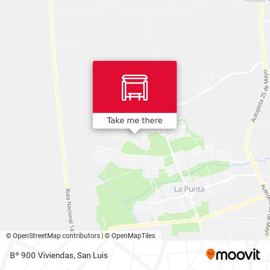 Bº 900 Viviendas map