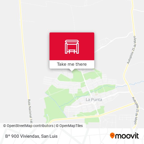Mapa de Bº 900 Viviendas