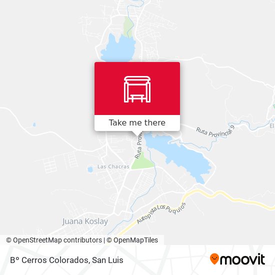 Bº Cerros Colorados map