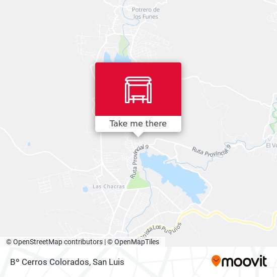 Bº Cerros Colorados map