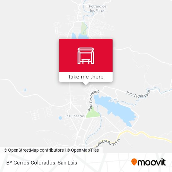 Bº Cerros Colorados map