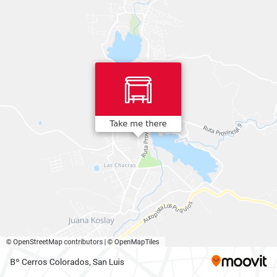 Bº Cerros Colorados map