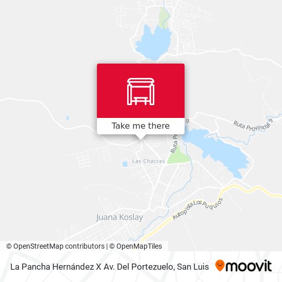 La Pancha Hernández X Av. Del Portezuelo map