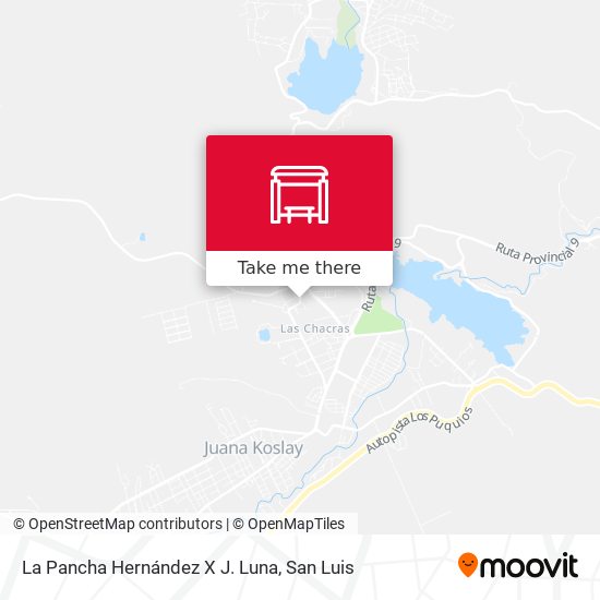 Mapa de La Pancha Hernández X J. Luna