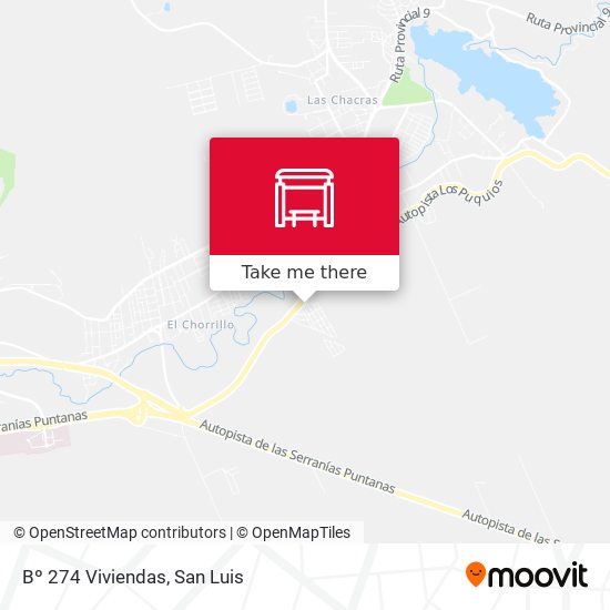 Bº 274 Viviendas map