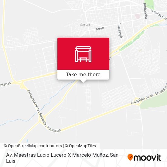 Mapa de Av. Maestras Lucio Lucero X Marcelo Muñoz