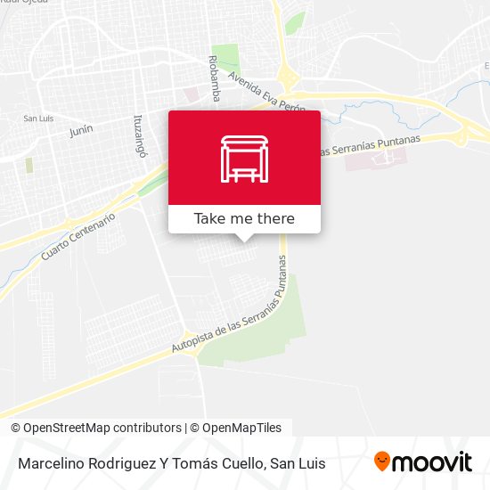 Marcelino Rodriguez Y Tomás Cuello map