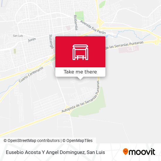 Eusebio Acosta Y Angel Dominguez map