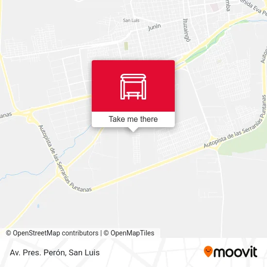 Mapa de Av. Pres. Perón