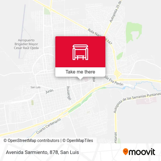 Mapa de Avenida Sarmiento, 878