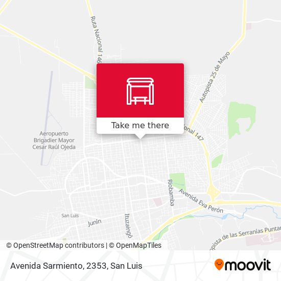 Mapa de Avenida Sarmiento, 2353