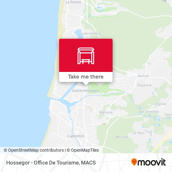 Hossegor - Office De Tourisme map