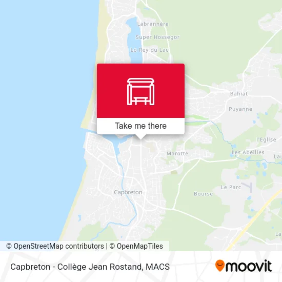 Capbreton - Collège Jean Rostand map