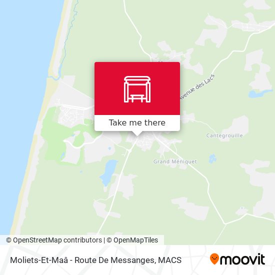 Moliets-Et-Maâ - Route De Messanges map