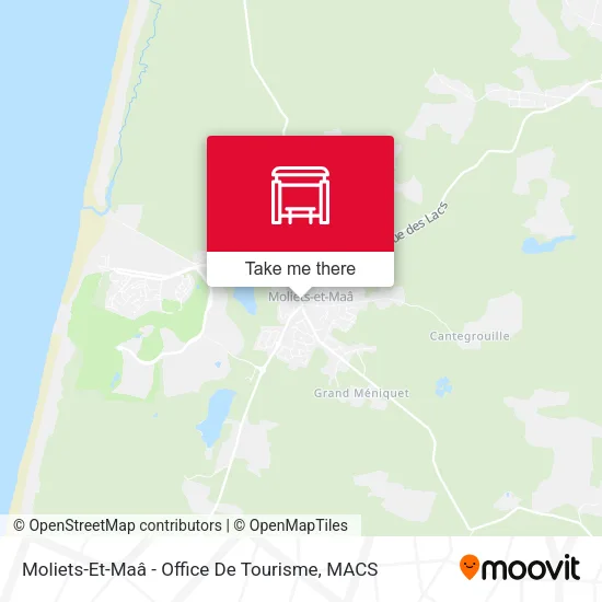 Moliets-Et-Maâ - Office De Tourisme map