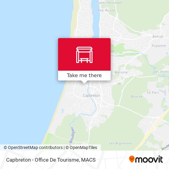 Capbreton - Office De Tourisme map