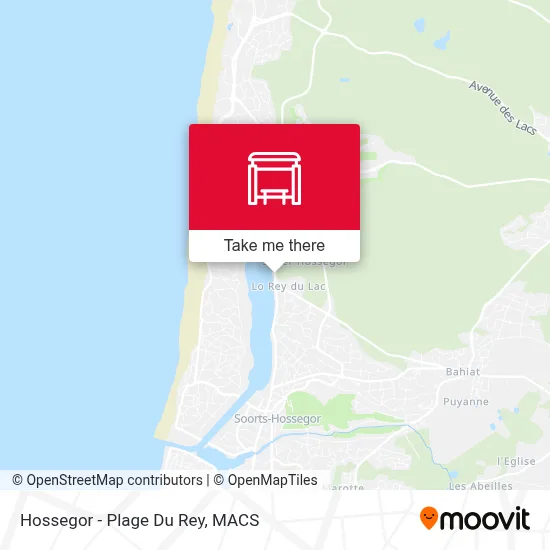 Hossegor - Plage Du Rey map