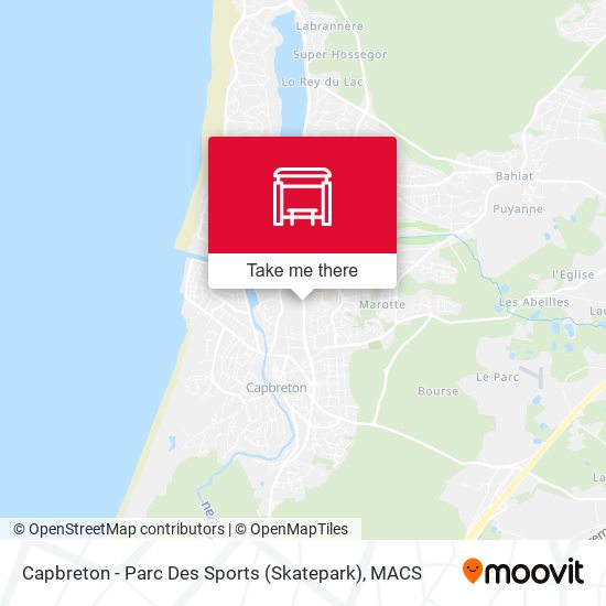 Capbreton - Parc Des Sports (Skatepark) map