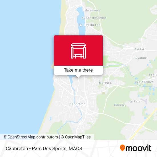 Capbreton - Parc Des Sports map