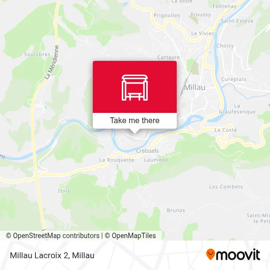 Millau Lacroix 2 map