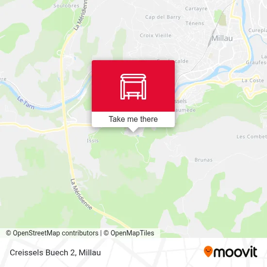 Creissels Buech 2 map